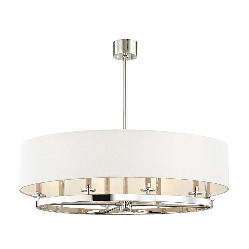 Hudson Valley 6539-PN Eight Light Island Pendant, Polished Nickel
