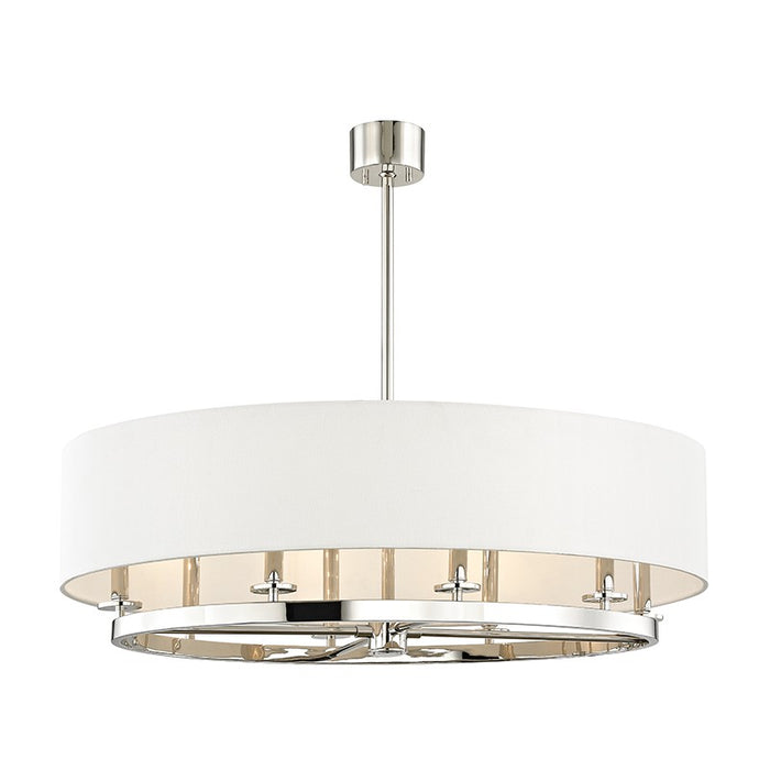 Hudson Valley 6539-PN Eight Light Island Pendant, Polished Nickel