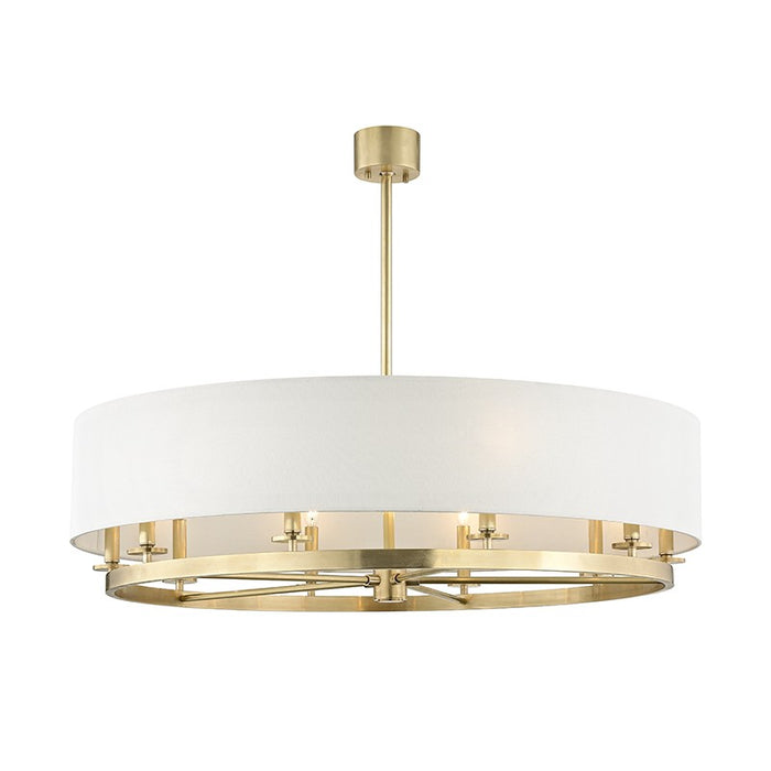 Hudson Valley 6542-AGB Ten Light Island Pendant, Aged Brass