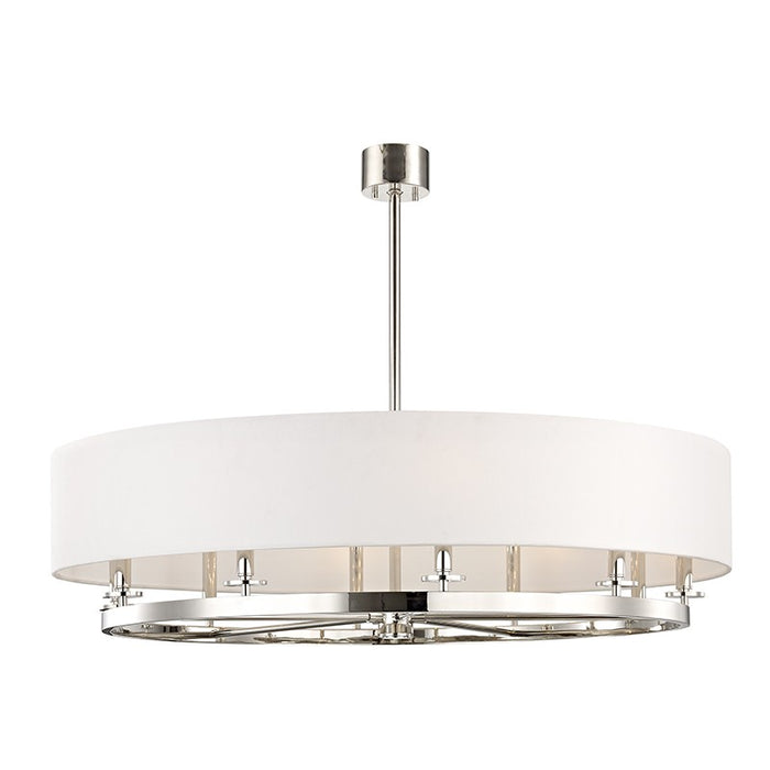 Hudson Valley 6542-PN Ten Light Island Pendant, Polished Nickel