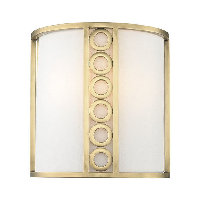 Hudson Valley 6700-AGB Two Light Wall Sconce, Aged Brass