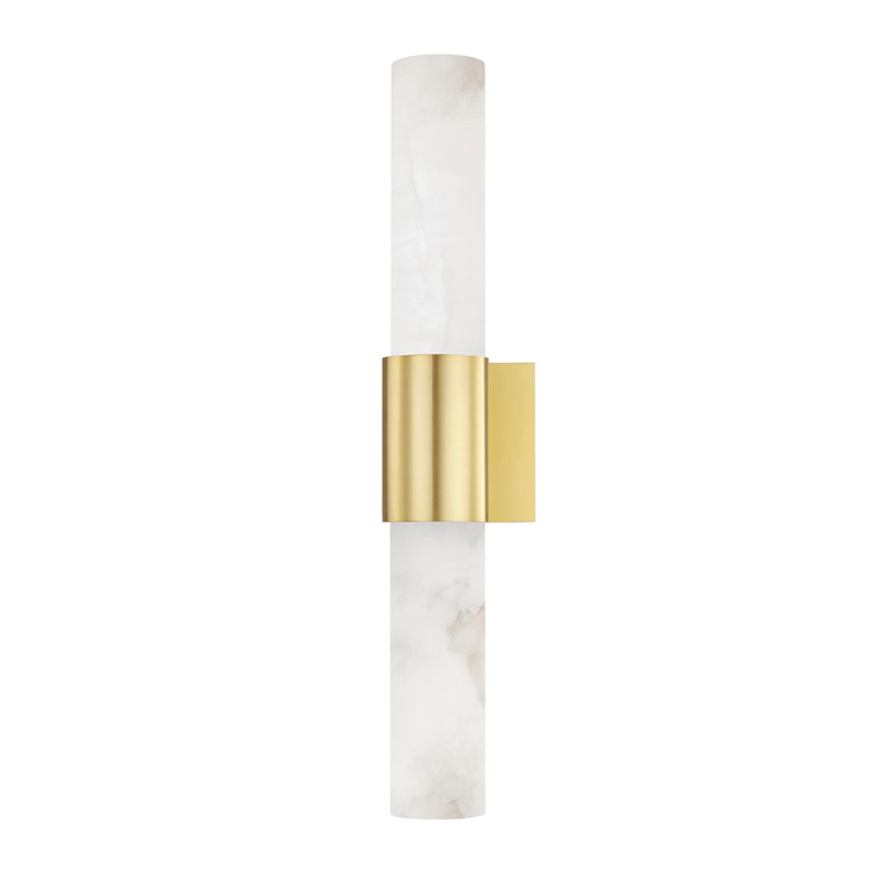 Hudson Valley 8210-AGB LED Wall Sconce, Aged Brass