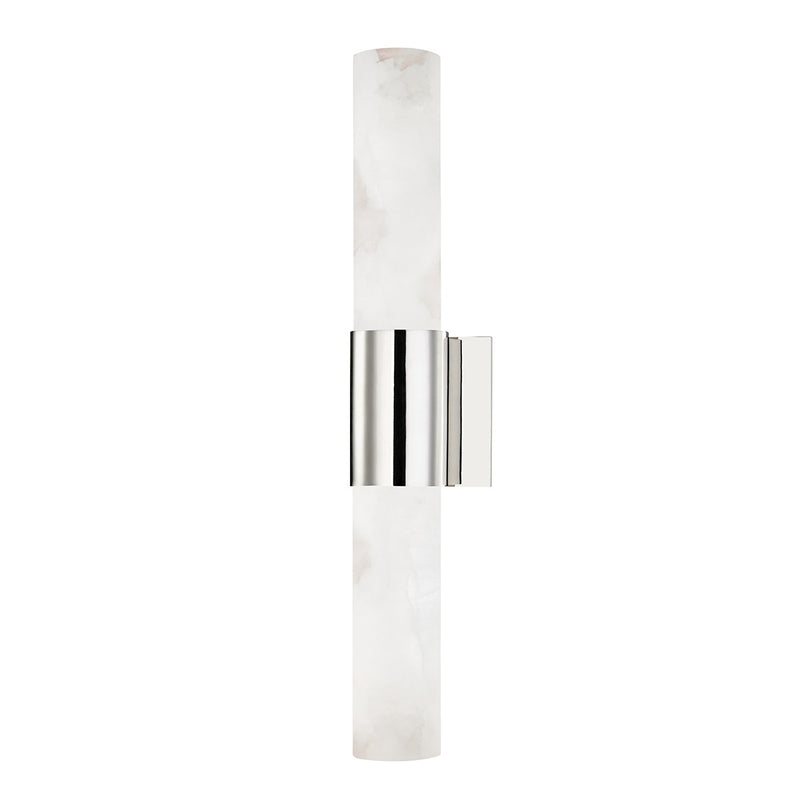 Hudson Valley 8210-PN LED Wall Sconce, Polished Nickel