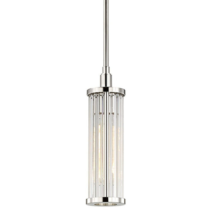 Hudson Valley 9120-PN One Light Pendant, Polished Nickel