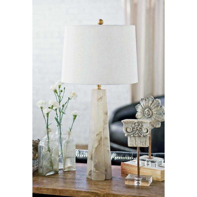 Regina Andrew 13-1037 One Light Table Lamp, Natural Stone