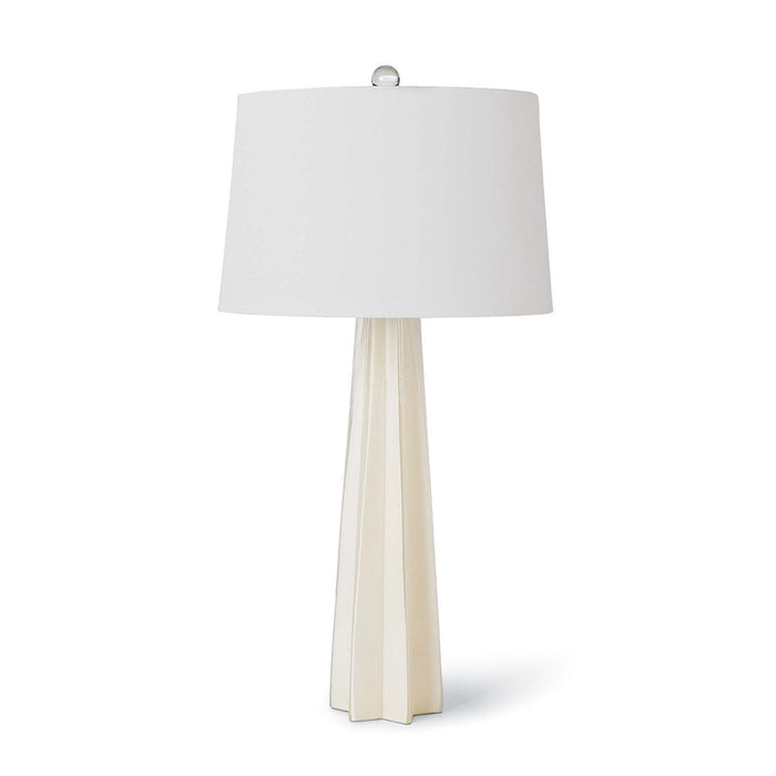 Regina Andrew 13-1098WT One Light Table Lamp, White
