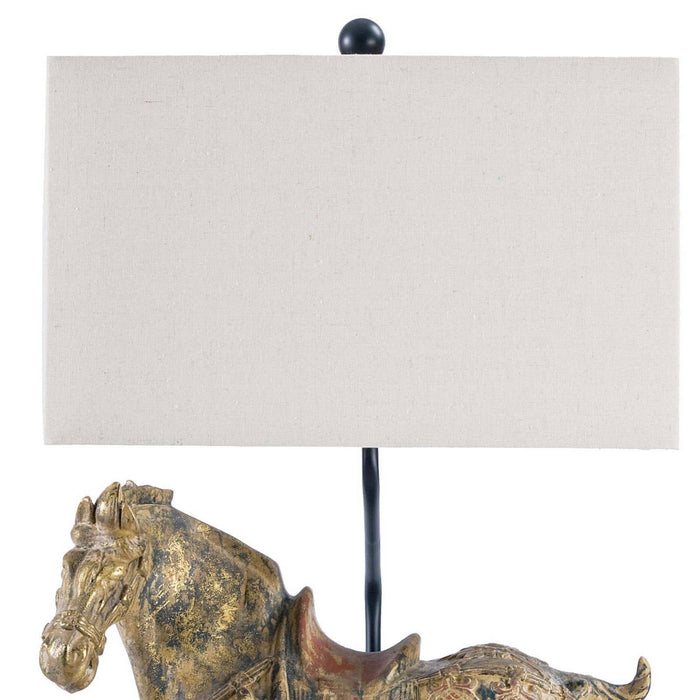 Regina Andrew 13-1111 One Light Table Lamp, Distressed Painted
