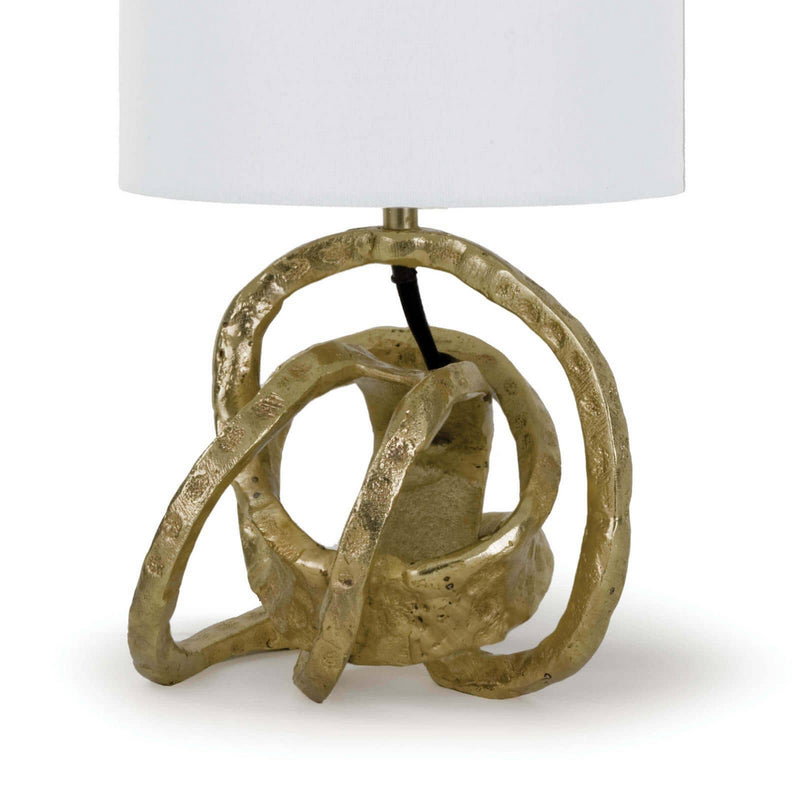 Regina Andrew 13-1134GLD One Light Mini Lamp, Gold