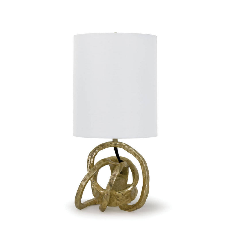 Regina Andrew 13-1134GLD One Light Mini Lamp, Gold