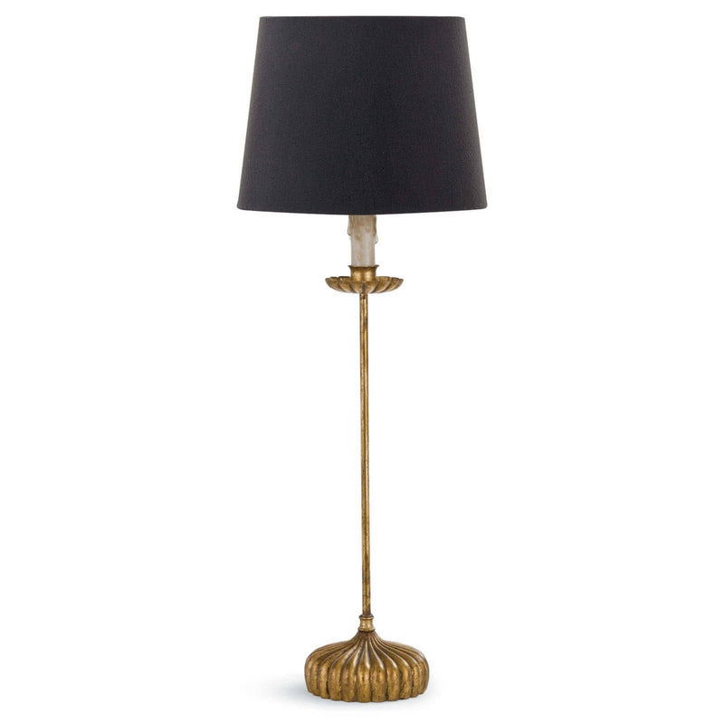 Regina Andrew 13-1172 One Light Table Lamp, Antique Gold Leaf