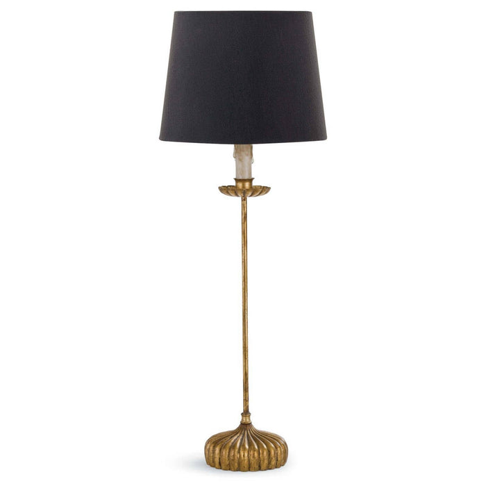 Regina Andrew 13-1172 One Light Table Lamp, Antique Gold Leaf
