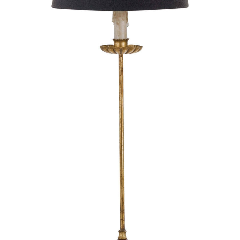 Regina Andrew 13-1172 One Light Table Lamp, Antique Gold Leaf
