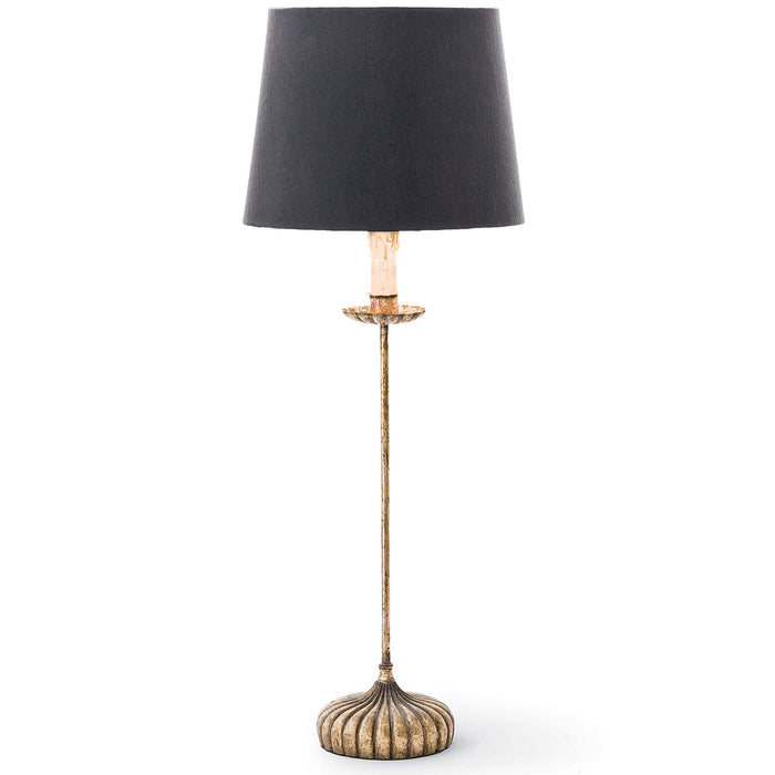 Regina Andrew 13-1172 One Light Table Lamp, Antique Gold Leaf