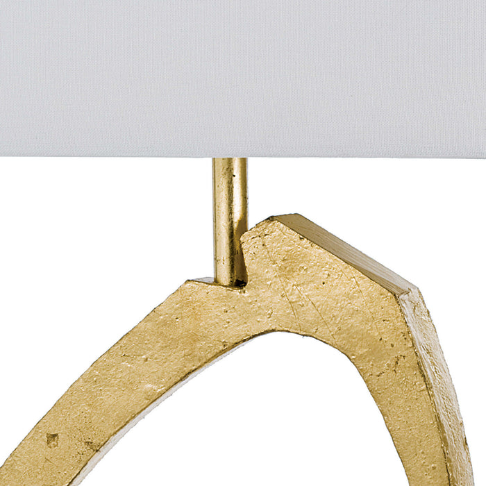 Regina Andrew 13-1176 One Light Table Lamp, Gold Leaf