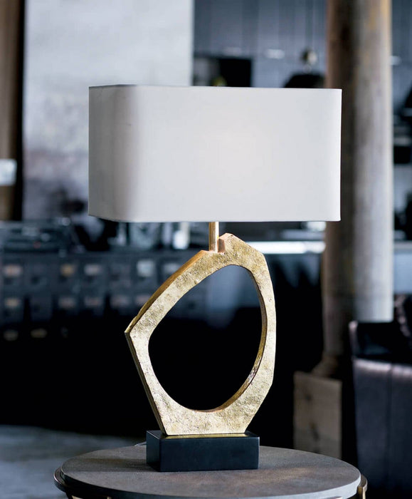 Regina Andrew 13-1176 One Light Table Lamp, Gold Leaf