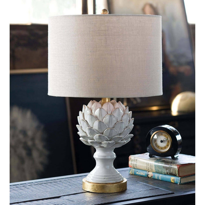 Regina Andrew 13-1194 One Light Table Lamp, White