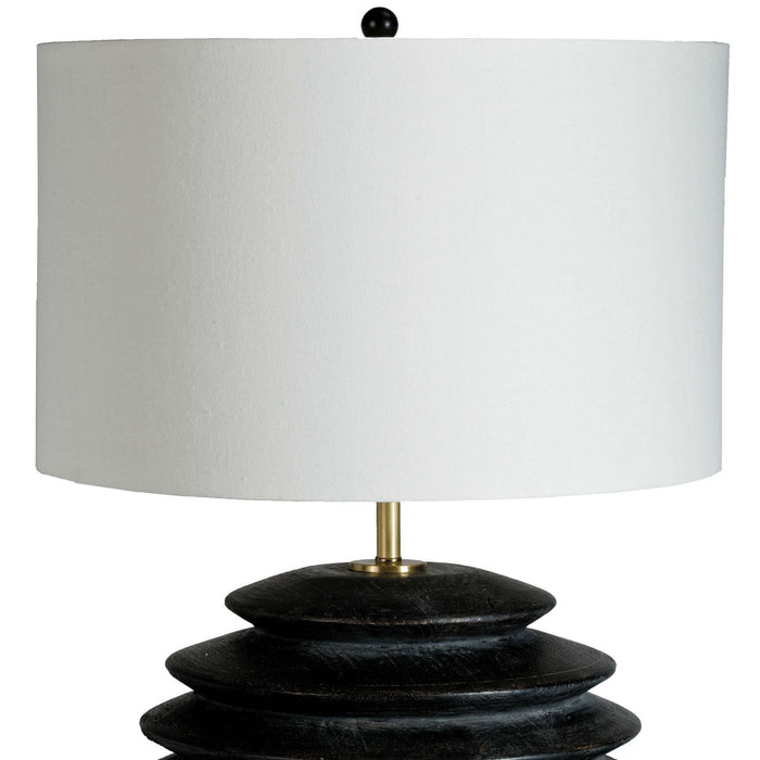 Regina Andrew 13-1209EB One Light Table Lamp, Ebony