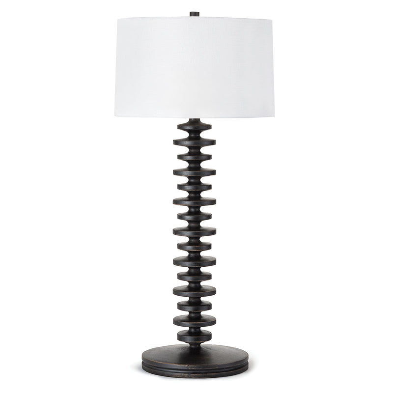 Regina Andrew 13-1222EB One Light Table Lamp, Ebony