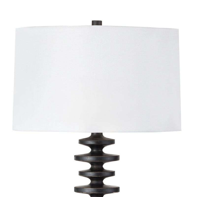 Regina Andrew 13-1222EB One Light Table Lamp, Ebony