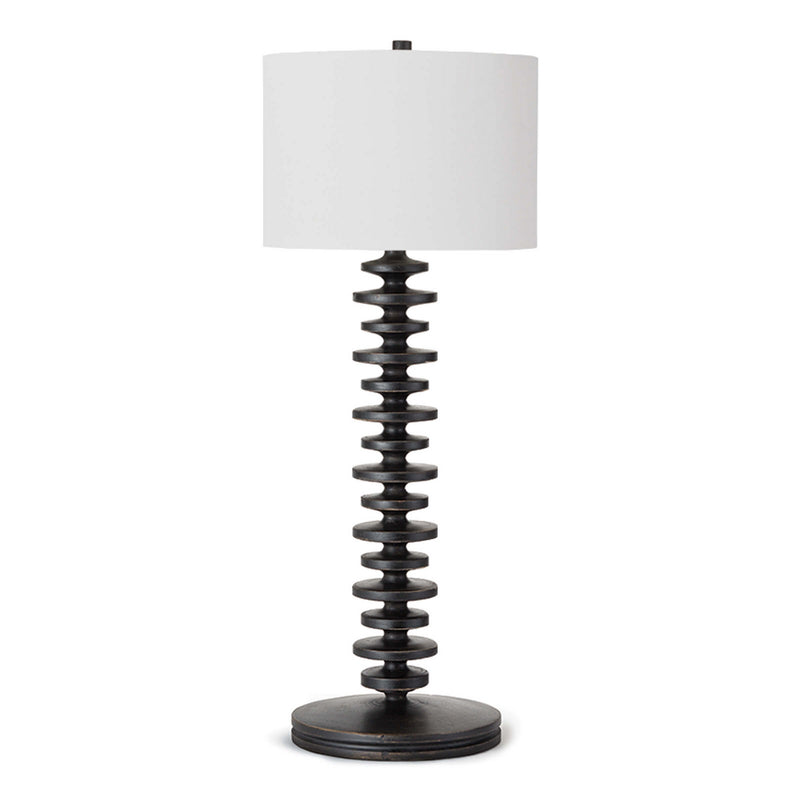Regina Andrew 13-1222EB One Light Table Lamp, Ebony