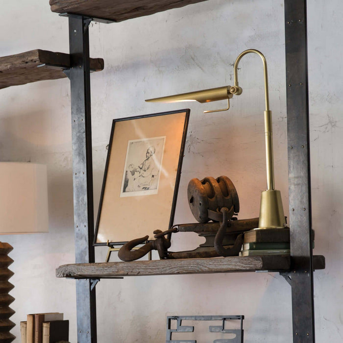 Regina Andrew 13-1225NB One Light Table Lamp, Natural Brass