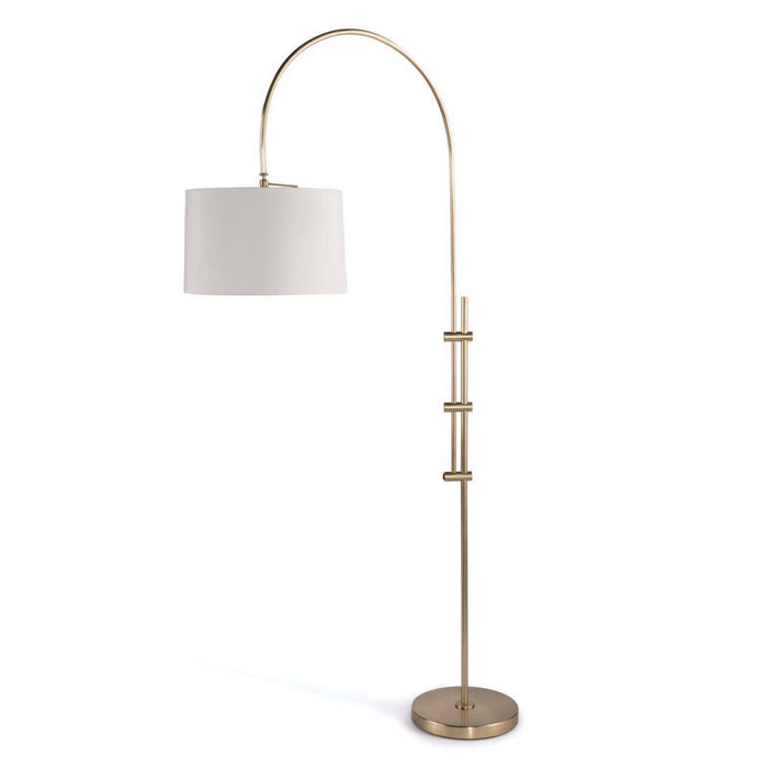 Regina Andrew 14-1004NB One Light Floor Lamp, Natural Brass