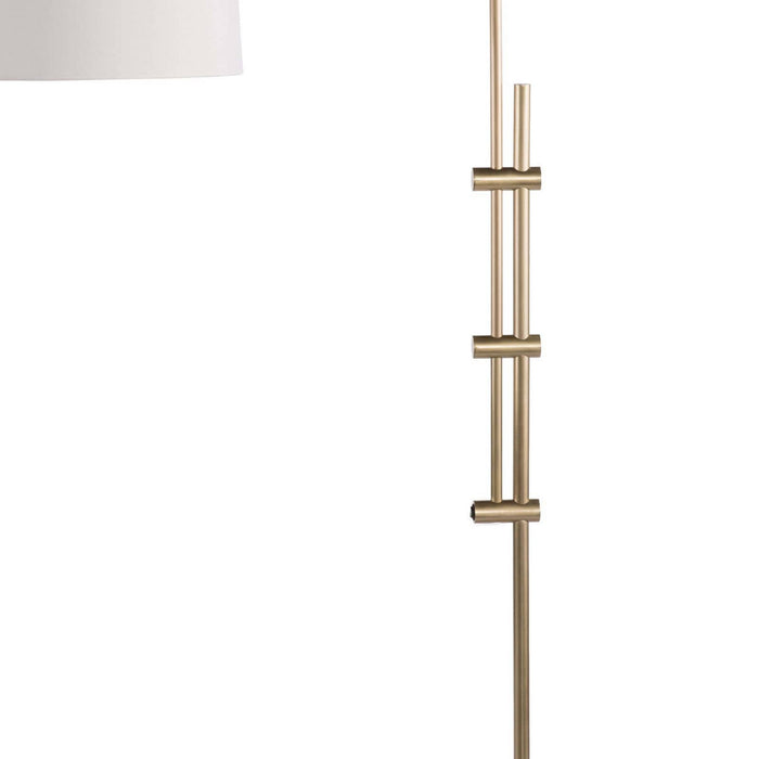 Regina Andrew 14-1004NB One Light Floor Lamp, Natural Brass