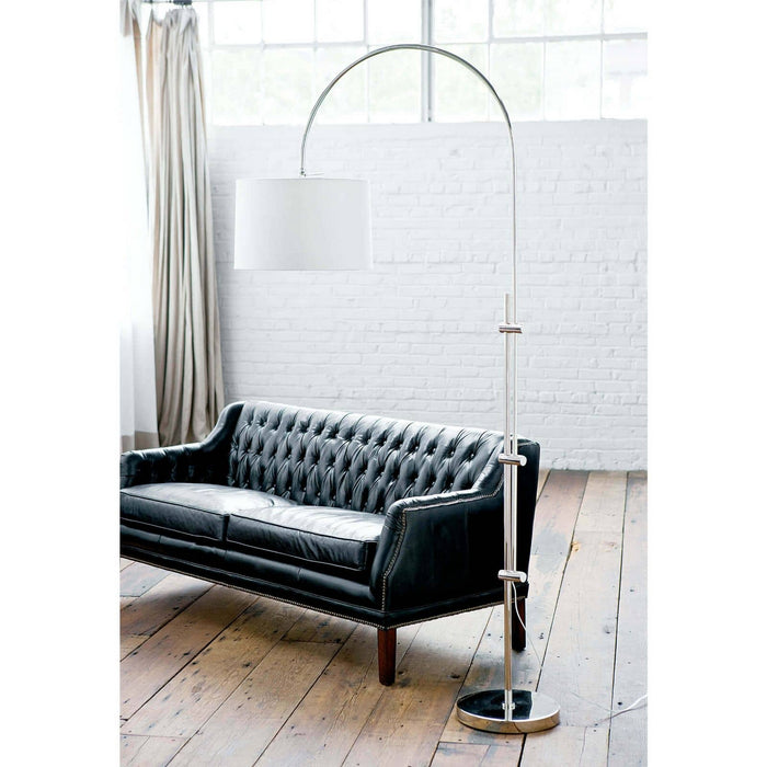 Regina Andrew 14-1004PN One Light Floor Lamp, Polished Nickel