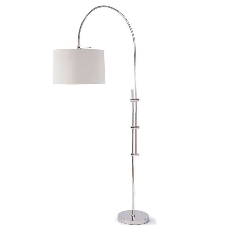 Regina Andrew 14-1004PN One Light Floor Lamp, Polished Nickel