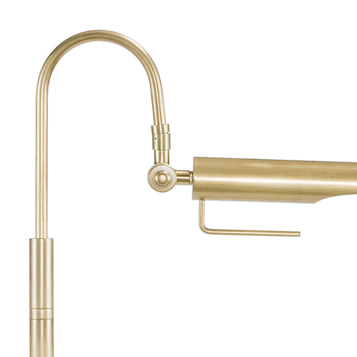 Regina Andrew 14-1017NB One Light Floor Lamp, Natural Brass