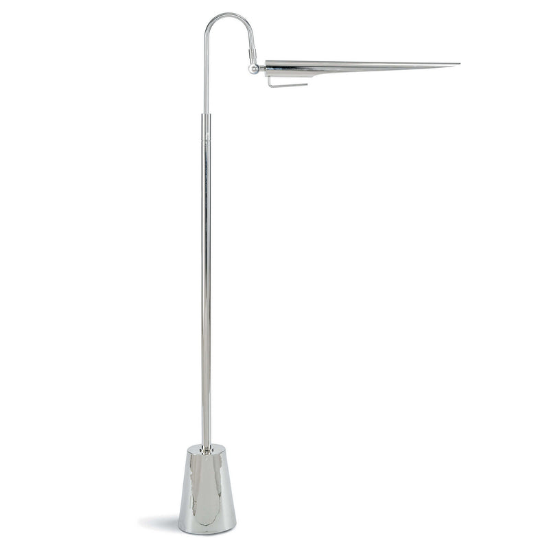Regina Andrew 14-1017PN One Light Floor Lamp, Polished Nickel