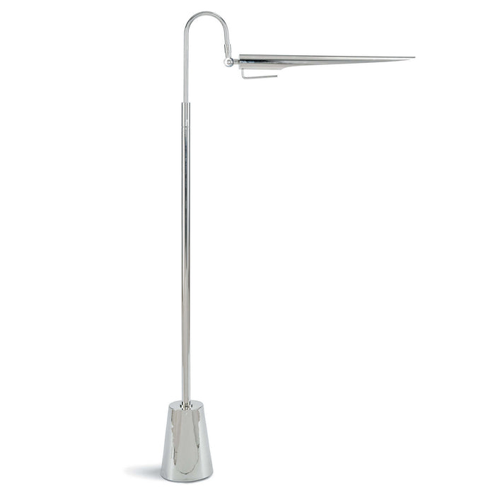 Regina Andrew 14-1017PN One Light Floor Lamp, Polished Nickel