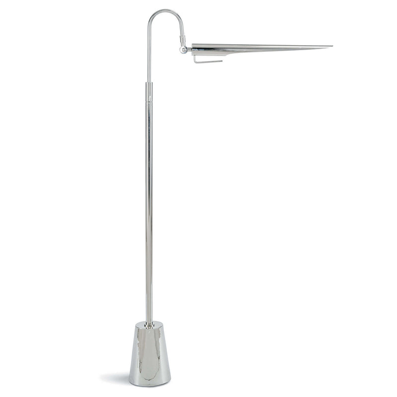 Regina Andrew 14-1017PN One Light Floor Lamp, Polished Nickel