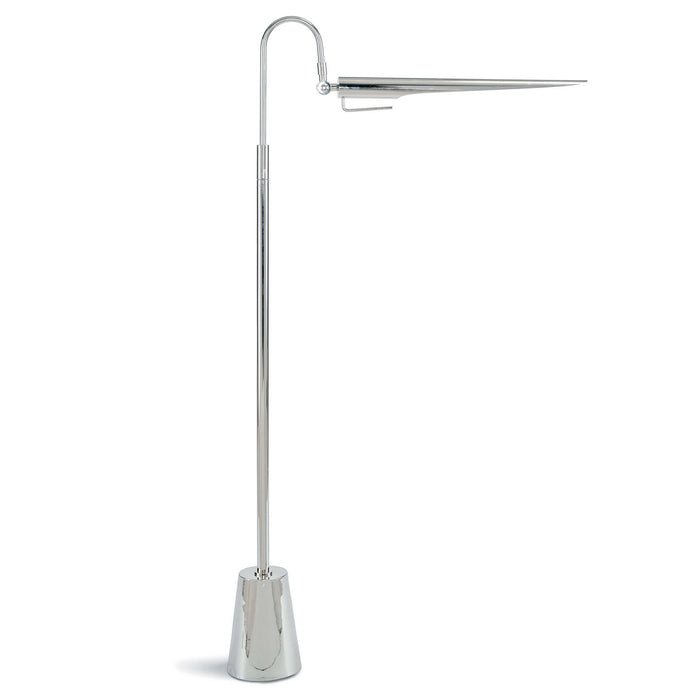 Regina Andrew 14-1017PN One Light Floor Lamp, Polished Nickel