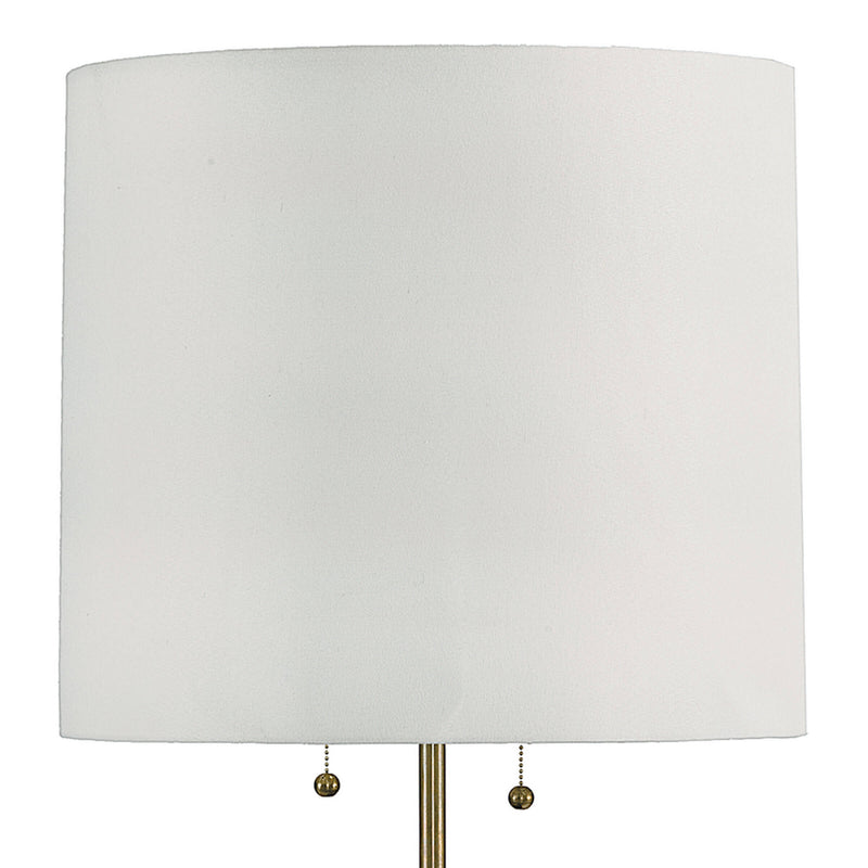 Regina Andrew 14-1018EB Two Light Floor Lamp, Ebony