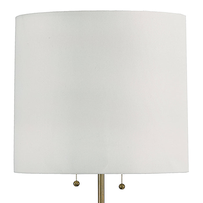 Regina Andrew 14-1018EB Two Light Floor Lamp, Ebony
