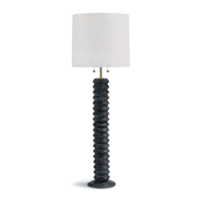 Regina Andrew 14-1018EB Two Light Floor Lamp, Ebony