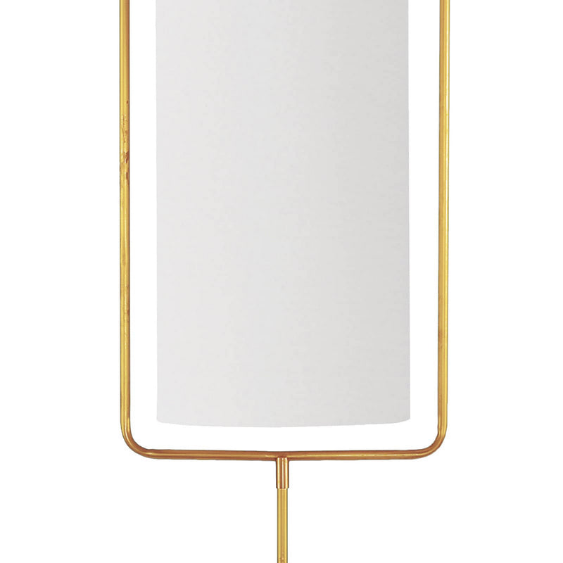 Regina Andrew 14-1019NB One Light Floor Lamp, Natural Brass