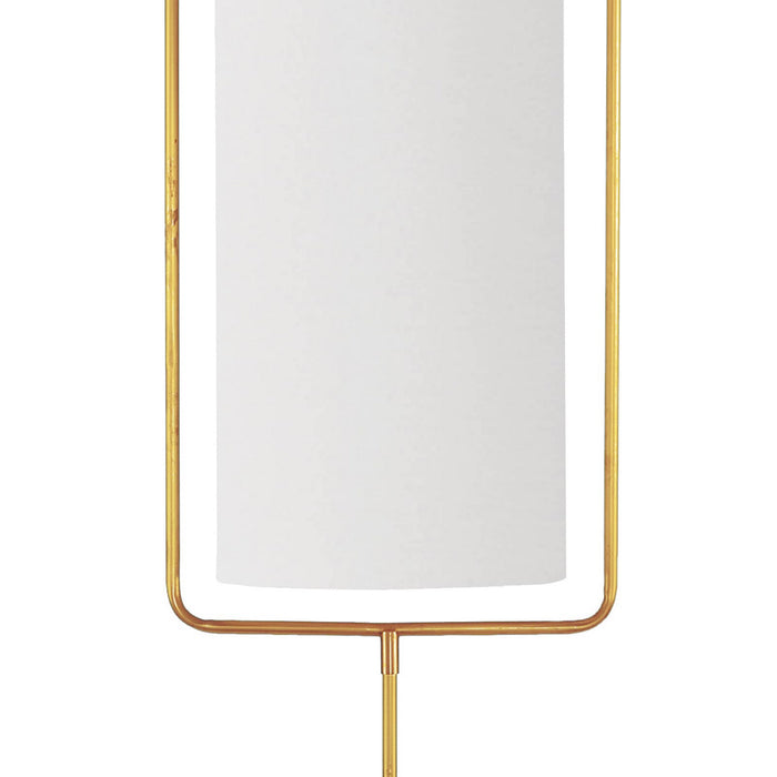 Regina Andrew 14-1019NB One Light Floor Lamp, Natural Brass