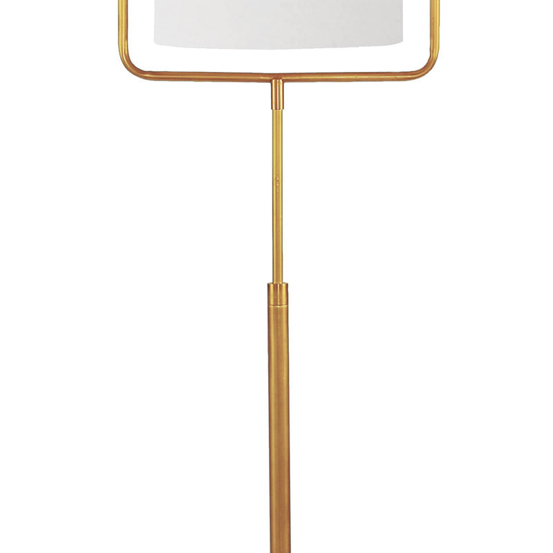 Regina Andrew 14-1019NB One Light Floor Lamp, Natural Brass