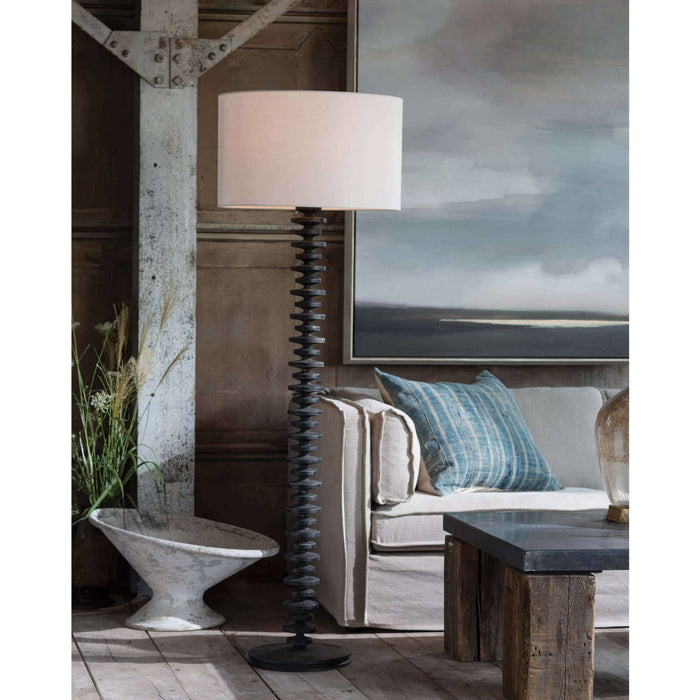 Regina Andrew 14-1020EB One Light Floor Lamp, Ebony
