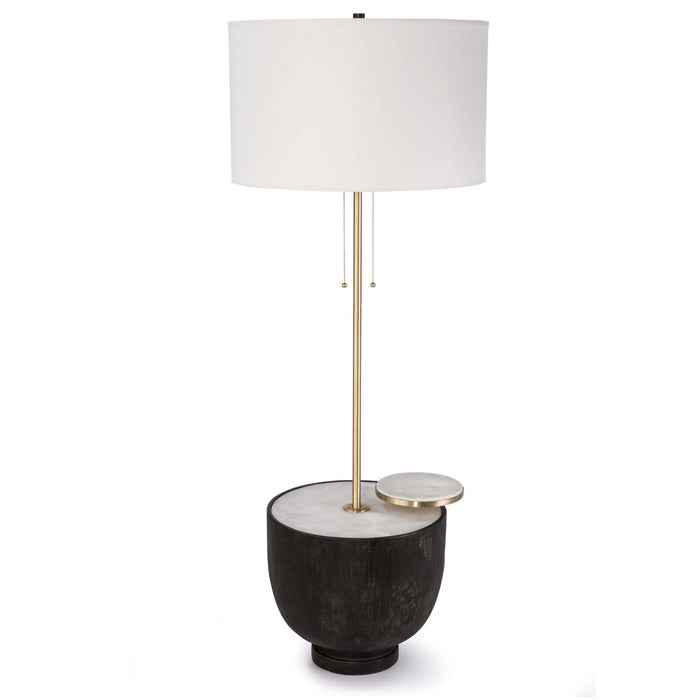 Regina Andrew 14-1021 Two Light Floor Lamp, Ebony