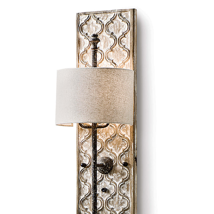 Regina Andrew 15-1003 Two Light Wall Sconce, Distressed Painted