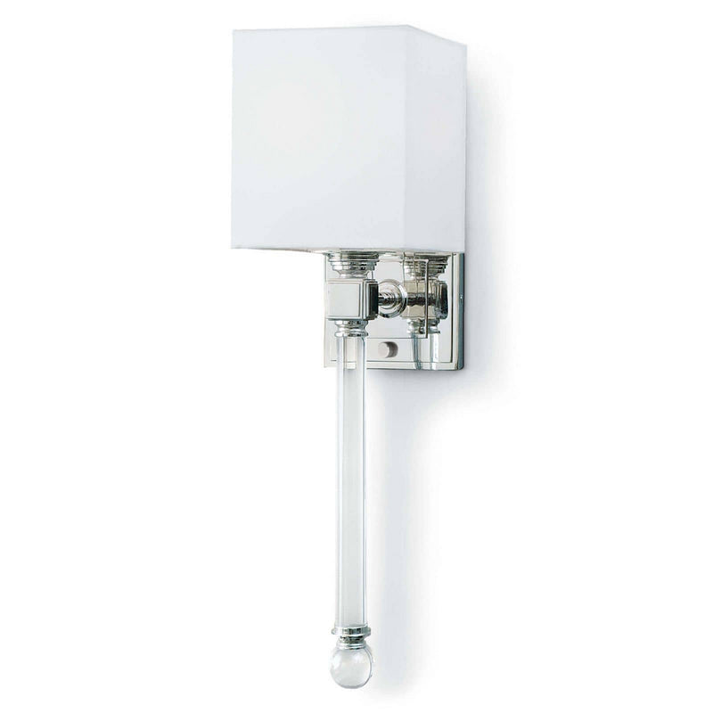 Regina Andrew 15-1010PN One Light Wall Sconce, Polished Nickel