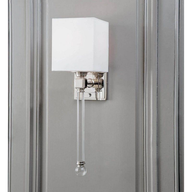 Regina Andrew 15-1010PN One Light Wall Sconce, Polished Nickel