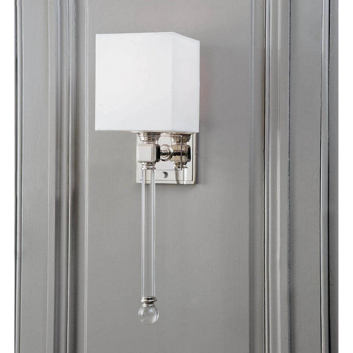 Regina Andrew 15-1010PN One Light Wall Sconce, Polished Nickel