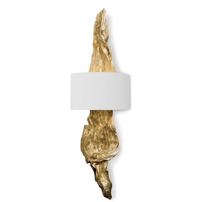 Regina Andrew 15-1011AGL Two Light Wall Sconce, Antique Gold Leaf