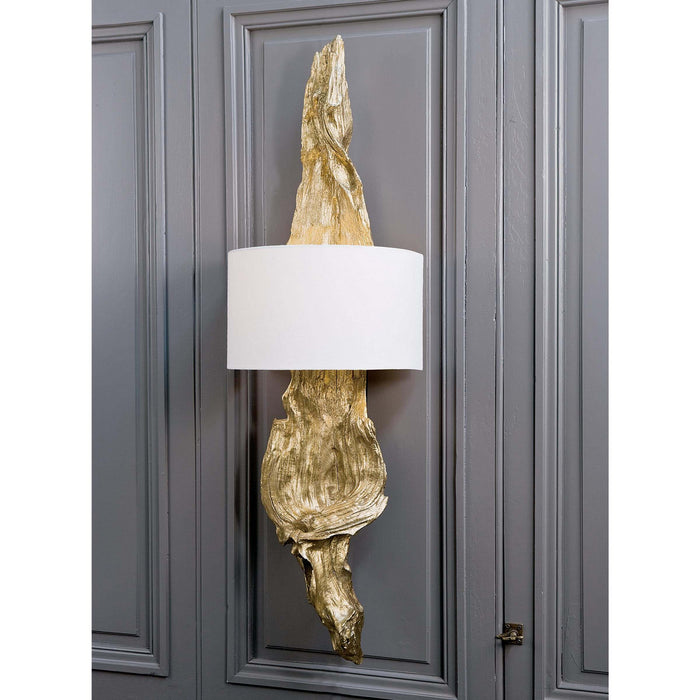 Regina Andrew 15-1011AGL Two Light Wall Sconce, Antique Gold Leaf