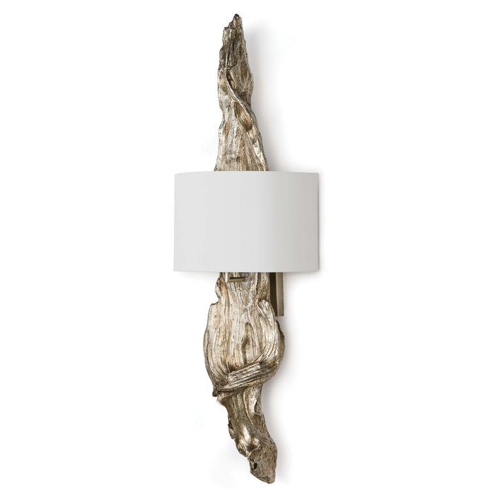 Regina Andrew 15-1011AMBSL Two Light Wall Sconce, Ambered Silver Leaf