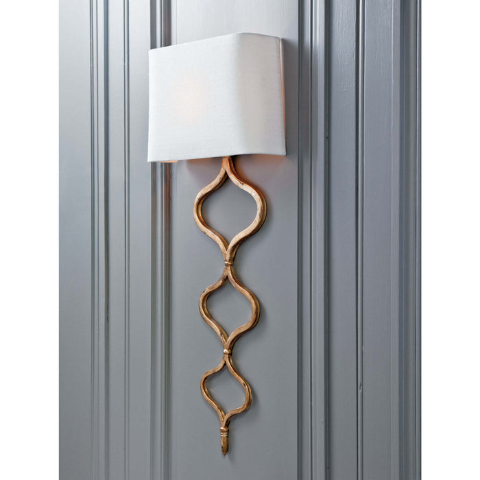 Regina Andrew 15-1018GL One Light Wall Sconce, Gold Leaf